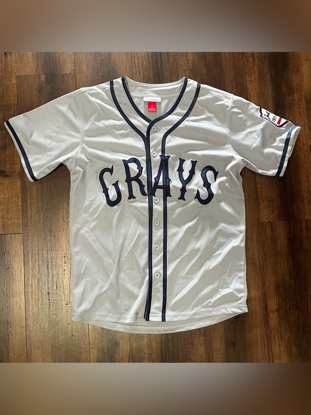 Josh Gibson Homestead Grays Negro Leagues Jersey Small Gray Baseball Stitched 20